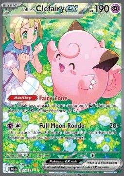 Lillie&#39;s Clefairy ex (JTG 184) - Near Mint - DE