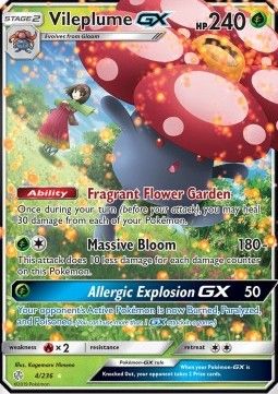 Vileplume GX (CEC 4) - Near Mint - DE