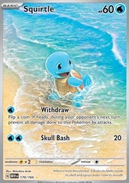 Squirtle (MEW 170) - Near Mint - EN