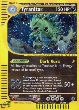 Tyranitar (EX 29) - Excellent - EN (1.Ed)