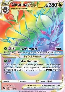 Giratina VSTAR (LOR 201) - Near Mint - DE