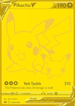 Pikachu V (SWSH 145) - Near Mint - DE