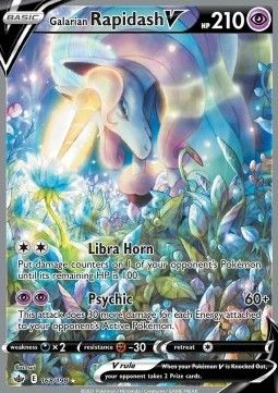 Galarian Rapidash V (CRE 168) - Near Mint - DE