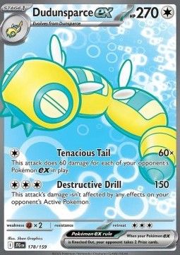 Dudunsparce ex (JTG 178) - Near Mint - EN