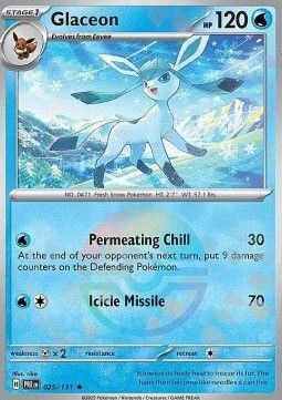 Glaceon (xPRE 025) - Near Mint - EN (Pokeball)