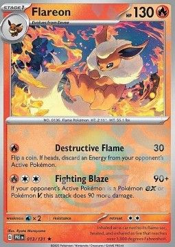 Flareon (xPRE 013) - Near Mint - EN (Pokeball)