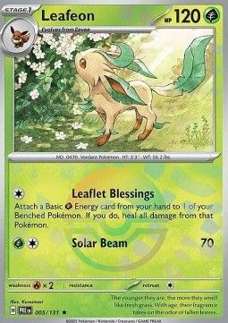 Leafeon (xPRE 005) - Near Mint - EN (Pokeball)