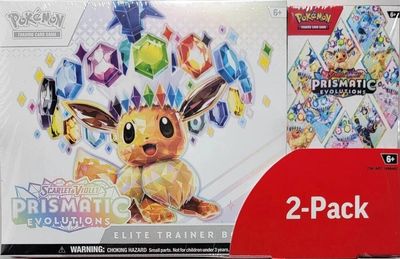 Pokémon - Karmesin und Purpur - SV8.5 Prismatic Evolution -  Costco 2-Pack Bundle