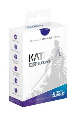 Ultimate Guard - Katana Sleeves Standard Size - Blue (100)