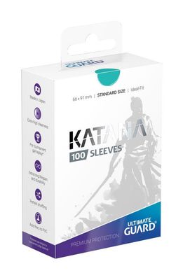 Ultimate Guard - Katana Sleeves Standard Size - Turquoise (100)