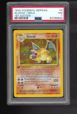 Glurak (4/102) - PSA 7 - DE 1.Ed