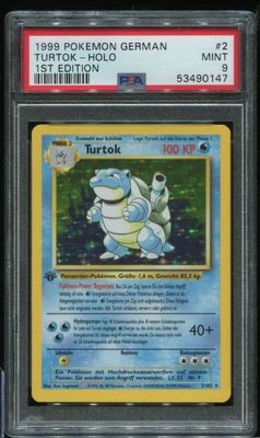 Turtok (2/102) - PSA 9 - DE 1.Ed