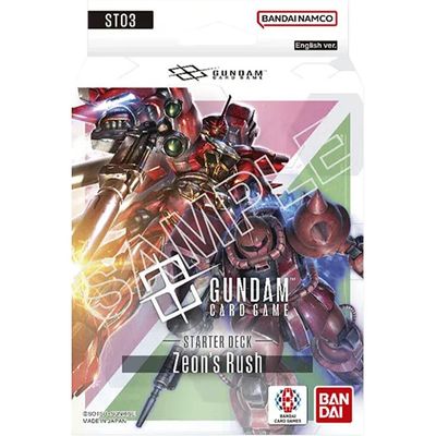 Gundam Card Game - Starter Deck Zeon&#39;s Rush (ST03) - EN