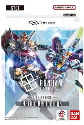 Gundam Card Game - Starter Deck Heroic Beginnings (ST01) - EN