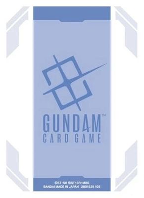Gundam Card Game - Official Card Sleeve 01 - Gundam Card Game Logo