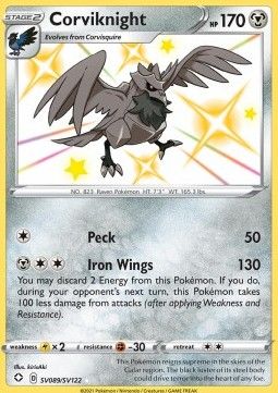 Corviknight (SHF SV89) - Near Mint - EN