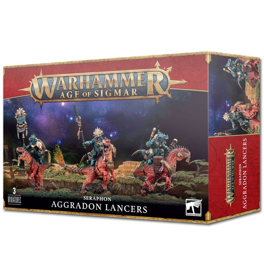Warhammer Age of Sigmar - Seraphon - Aggradon Lancers