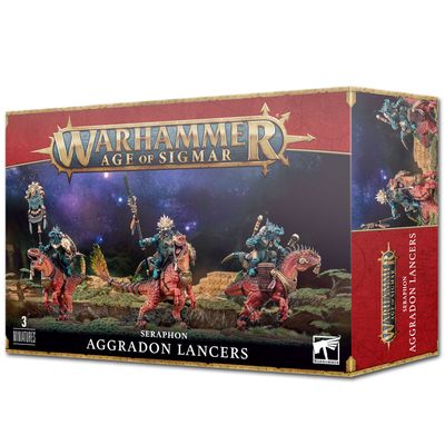 Warhammer Age of Sigmar - Seraphon - Aggradon Lancers