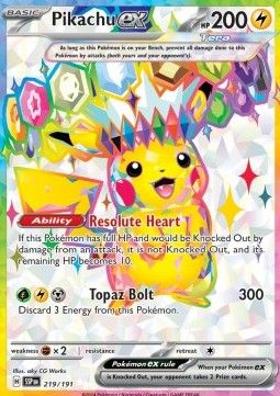 Pikachu ex (SSP 219) - Near Mint - EN