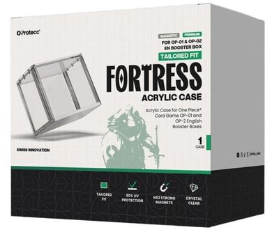 Protecc - Acryl Case - One Piece Display OP03/ OP01 WHITE BOTTOM - EN