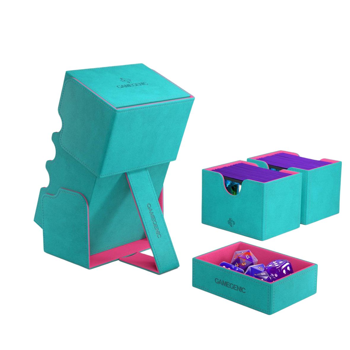 Gamegenic - Stronghold 200+ Convertible - Teal/Pink Exclusive Edition