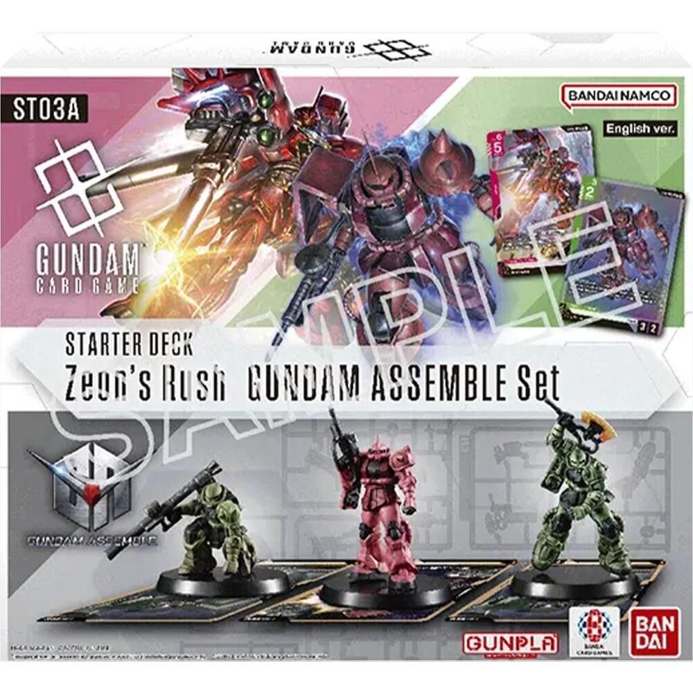 Gundam Card Game -  Assemble Starter Deck Zeon’s Rush (ST03A) - EN