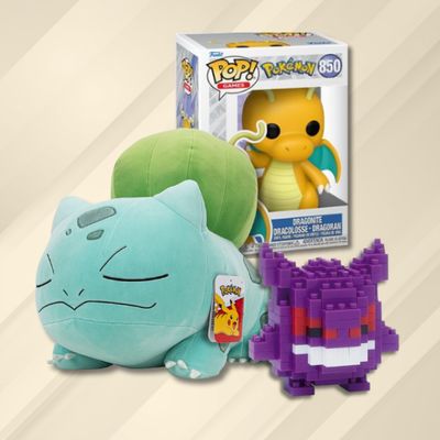 Plushes and figures