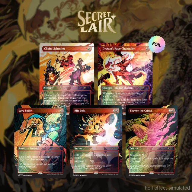 Magic: Secret Lair - EVERYTHING IS ON FIRE Foil Edition- EN