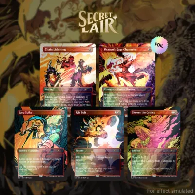 Magic: Secret Lair - EVERYTHING IS ON FIRE Foil Edition- EN