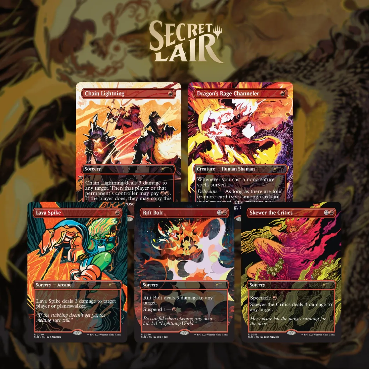 Magic: Secret Lair - EVERYTHING IS ON FIRE - EN