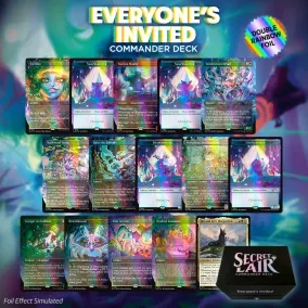 Magic: Secret Lair - Commander Deck- Everyone&#39;s Invited  - EN