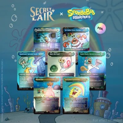 Magic: Secret Lair - SpongeBob SquarePants - Legends Of Bikini Bottom - Foil Edition - EN