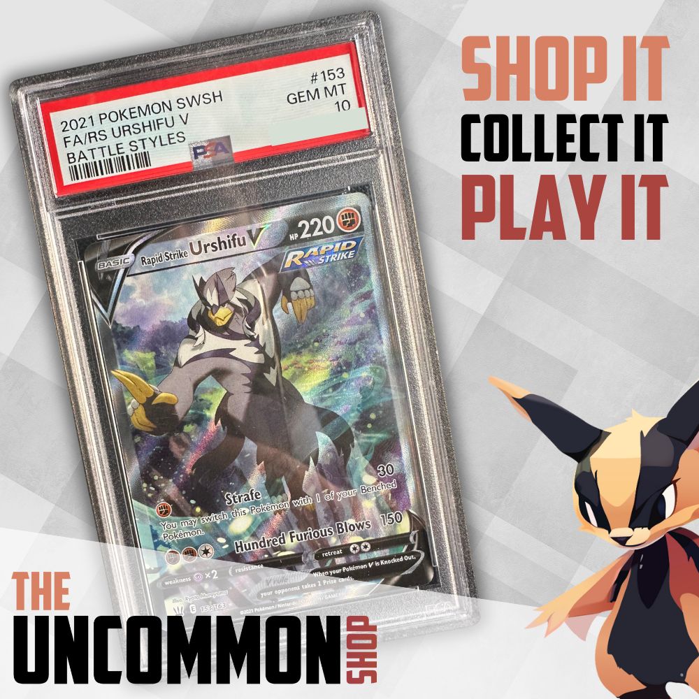 Pokémon Graded Cards - Urshifu V (SWSH 153) - PSA 10 - EN