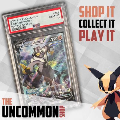 Pokémon Graded Cards - Urshifu V (SWSH 153) - PSA 10 - EN