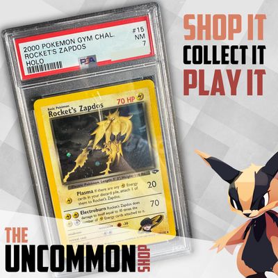 Pokémon Graded Cards - Rocket&#39;s Zapdos (GC 15) - PSA 7 - EN