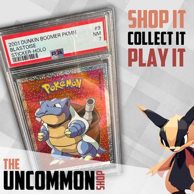 Pokémon Graded Cards - 2001 DUNKIN BOOMER POKEMON STICKERS  HOLO Blastoise- PSA 7 - EN