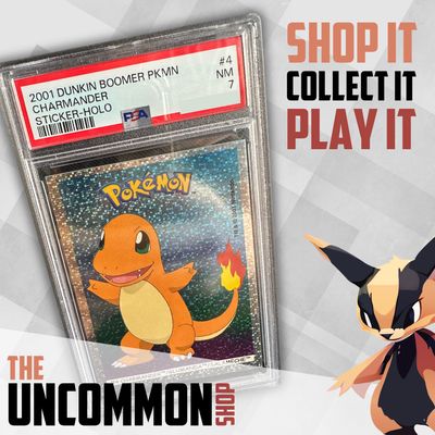 Pokémon Graded Cards - 2001 DUNKIN BOOMER POKEMON STICKERS  HOLO Charmander - PSA 7 - EN