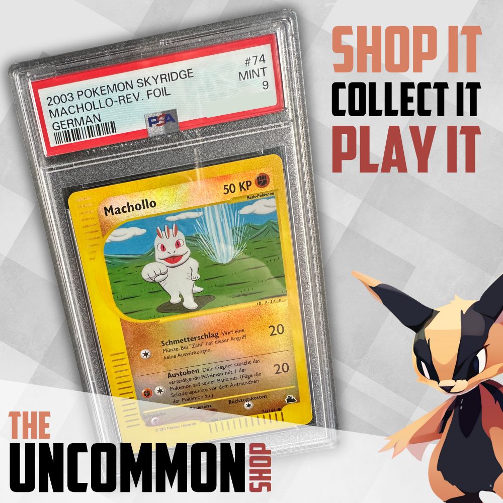 Pokémon Graded Cards - Machop (SK 74) - PSA 9 - DE