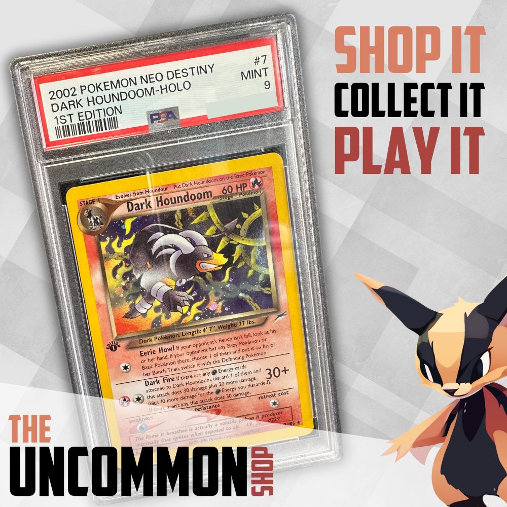 Pokémon Graded Cards - Dark Houndoom (NDE 7) (1.Edition) - PSA 9 - EN
