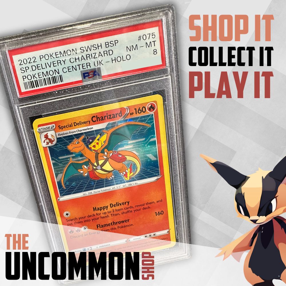 Pokémon Graded Cards - Special Delivery Charizard (SWSH 075) - PSA 8 - EN