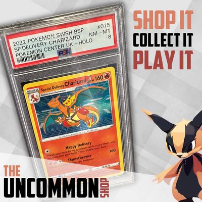 Pokémon Graded Cards - Special Delivery Charizard (SWSH 075) - PSA 8 - EN