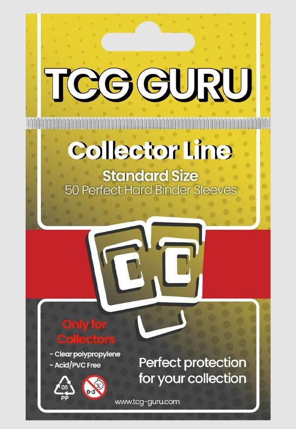 TCG GURU - Perfect Hard Binder Sleeves  (50Stk.)