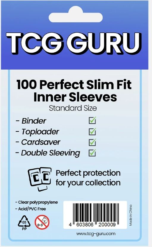 TCG GURU - Perfect Slim Fit Inner Sleeves (100Stk.)