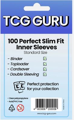 TCG GURU - Perfect Slim Fit Inner Sleeves (100Stk.)