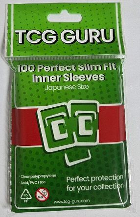 TCG GURU - Perfect Slim Fit Inner Sleeves - Japanese Size (100Stk.)