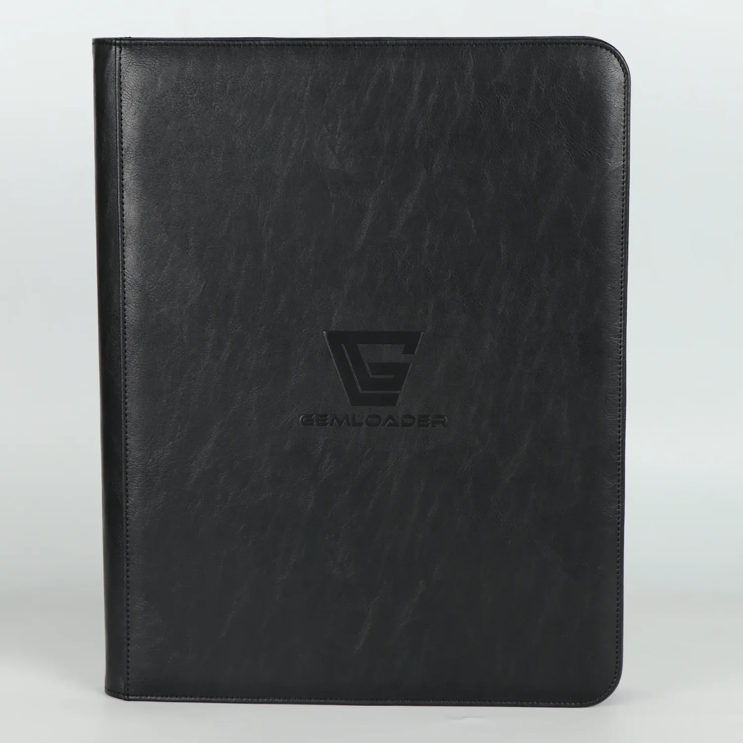 Gemloader - Premium 3&#39;&#39; X 4&#39;&#39; Toploader fit Collector&#39;s Binder (216 Pockets 3X3) - Black