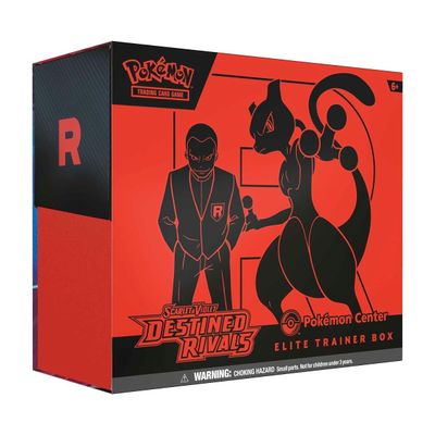 Pokémon - Karmesin und Purpur - SV10 Destined Rivals - Elite Trainer Box POKEMON CENTER EDITION - EN