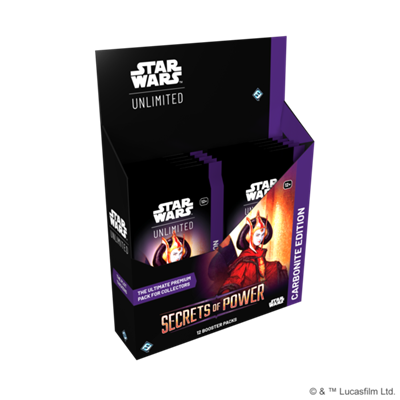FFG - Star Wars: Unlimited - Secrets of Power - Carbonite Booster Display - EN