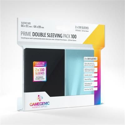 Gamegenic - MATTE Prime Sleeves - Black (100)