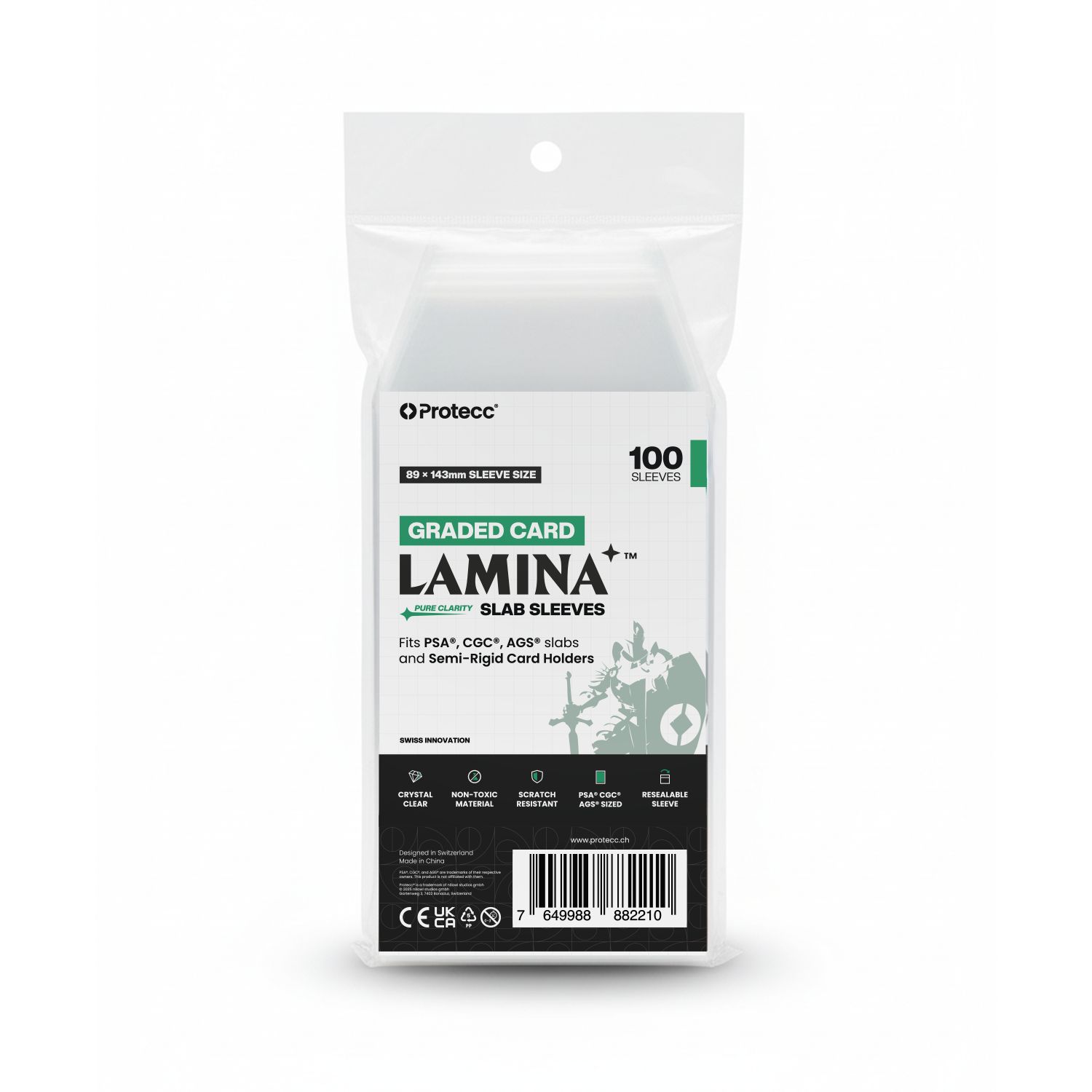 Protecc - Lamina - Graded Card Sleeves - 100Stk.
